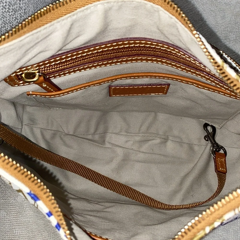 Dooney & Bourke Baltimore Ravens Doodle Small Kiley Hobo - Picture 14 of 16